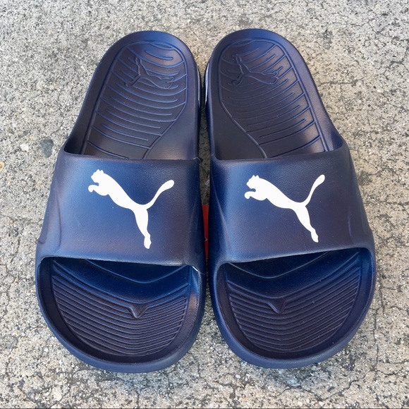 PUMA DIVECATE SLIDE DARK NAVY BLUE - Picture 3 of 6